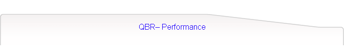 QBR� Performance